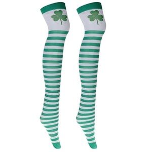 Green & White St. Patrick’s Day Socks